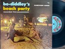 Bo-diddley's Beach Party LIVE OG Checker MONO OBSCURE LABEL DESIGN  VG+