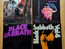 4 X LP   BLACK SABBATH - PARANOID - MASTER OF REALITY - VOL4,  NEMS 1970'S VG+