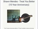 Shawn Mendes.Treat You Better.10th Anniversary.3000 Only.PRESALE Blood Records