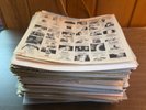 BIG stack Of Vtg LP Record Album Inner Sleeves - Plain & Printed