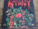 LP AUTOPSY Mental Funeral 1991 Death Metal Vinyl Insert