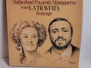 Decca Record Co Ltd Vinyl Record LP La Traviata Opera Sutherland Pavarotti