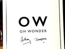 Oh Wonder Self-Titled Debut Album white Vinyl Record SIGNED Autographed