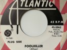 MOSE ALLISON - FOOLKILLER / WILD MAN ON THE LOOSE - ATLANTIC PROMO 5062. EX