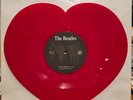 The Beatles Love Me Do Heart Shaped Red Vinyl 45 BEAT1 2013 Matrix 109770M1/2A