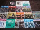 17-Lot Beatles 45’s, Picture Sleeves, 1 Test Pressing, 1 Four By E.P. G to NM