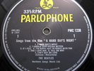 The Beatles 'HARD DAYS NIGHT' 1969 UK 'Mono' LP RARE 'NO Sold in UK Text'