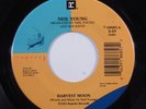 Rock 45 NEIL YOUNG Harvest Moon REPRISE with jukebox tag n