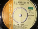 ALTON  ELLIS   LA LA  MEANS I LOVE YOU    NU BEAT FAWN LABEL 45