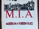 M.I.A Murder In a Foreign Place OG 1984 Punk LP w/ lyric sheet poster RARE