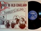 Shirley Collins Adieu to Old England LP UK Topic Textured cover