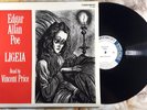 VINCENT PRICE EDGAR ALLAN POE LIGEIA VINYL 1977 EX/NM-
