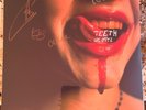 Signed and Sealed DIE SPITZ glow in the dark Vinyl Teeth and Evangeline