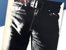 ANDY WARHOL COVER 1971 1-A PRESS THE ROLLING STONES STICKY FINGERS VINYL LP
