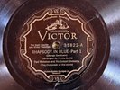 Victor 35822 GEORGE GERSHWIN w Paul Whiteman Or RHAPSODY IN BLUE Jazz 78 rpm EE+