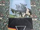 3 Old Pink Floyd Vinyl Albums Dark Side, Atom Heart Mother And Relics (starter)