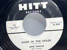 Gene Dunlap - What Do I Want? / Made In The Shade 7” RARE Rockabilly VG+