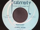 SPARKLE MOORE: rock-a-bop / skull and cross bones FRATERNITY 7