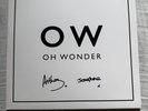 Oh Wonder Self-Titled Debut Album white Vinyl Record SIGNED Autographed Rare