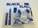 Keith Morris Black Flag 7” Nervous Breakdown Vinyl autographed signed w proof