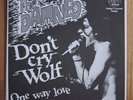 THE  DAMNED   DON'T CRY  WOLF   BLUE VINYL