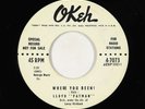 Blues Rocker 45 - Lloyd Fatman - Where You Been? - Okeh - VG+ promo