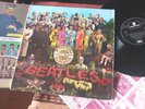 THE BEATLES-   Sergeant Pepper,   RARE 1969 UK 'ONE EMI BOX' LP + insert / inner
