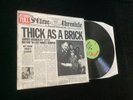 Jethro Tull - Thick As A Brick - UK Vinyl LP - Newspaper Sleeve - 1st Repress