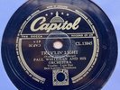 BILLIE HOLIDAY & PAUL WHITEMAN’S ORCH - ’TRAV’LIN’ LIGHT’ CAPITOL 78 E+