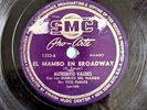 Alfredito Valdes El Mambo En Broadway Tito Puente SMC 78 RPM