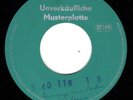 unverkäufliche Musterplatte Litera  Auszüge aus Reden  Lenin  Honecker