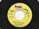 NORTHERN SOUL 45 - FRANK LYNDON- EARTH ANGEL / DONT LOOK -HEAR - 1966 PROMO BANG