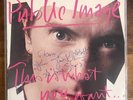 Public Image Ltd This Is What You Want Hand Signed Front Cover 1984 12” Vinyl