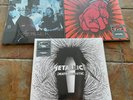 Metallica 3 x Coloured Vinyl LP Bundle Death Magnetic, Garage Inc & St Anger
