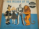 Decca The Musical Score of The Wizard of Oz Record Judy Garland Victor Young