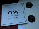 OH WONDER OW S/T X2 LP White Ltd  2000s INDIE Synth **SIGNED**