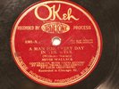 BLUES SIPPIE WALLACE LOUIS ARMSTRONG A Man For Every Day In The Week OKEH 8301