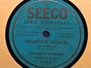 ORQUESTA RIVERSIDE / LEVANTATE MANUEL / GUEMPA / 78 RPM RECORD  NM