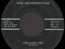 ASH SOUL INC. I Do Love You 45 Soul Ash Rare 1973 WV Sweet Soul Funk