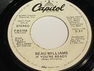 Beau Williams: If You're Ready / (Same) 45 - Capitol - Modern Soul