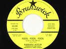 Crossover Soul 45 - Barbara Acklin - Fool, Fool, Fool - Brunswick - VG++ promo