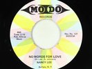 Crossover Soul 45 - Nancy Lee - No Words For Love - Mo Do VG+