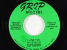 Sweet Soul 45 - Willie Griffin - I Love You - Grip - VG+ rare