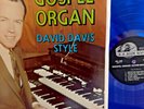 DAVID DAVIS Gospel Organ Style LP A.A. ALLEN REVIVAL Blue COLOR Wax TESTED EX