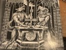 Satanic Warmaster Archgoat split LP Clandestine Blaze hells headbangers mlp 037