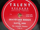 BUSTER DOSS - Graveyard Boogie TALENT TEXAS HALLOWEEN COUNTRY BOPPER 78 V+