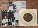 GG Allin No Room / Kiss Me In The Gutter 45 Fan Club #953/1000 1993 Punk Clear