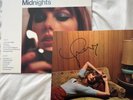 Taylor Swift Midnights Moonstone Blue vinyl with Signed Print