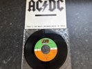 AC/DC That’s The Way I Wanna Rock And Roll  7” Record  EX/EX Rare Spanish Promo