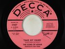 Garage Psych 45 - Sons Of Adam - Take My Hand - Decca - promo